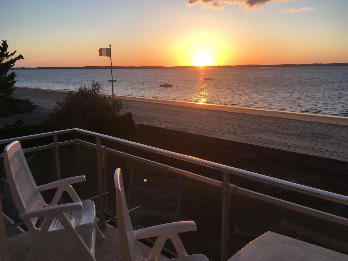 Appartement Arcachon Perreire Premiere Ligne Les Pieds Dans L Eau Vue Magnifique Sur Le Bassin ภายนอก รูปภาพ