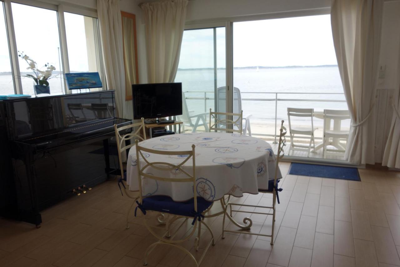 Appartement Arcachon Perreire Premiere Ligne Les Pieds Dans L Eau Vue Magnifique Sur Le Bassin ภายนอก รูปภาพ