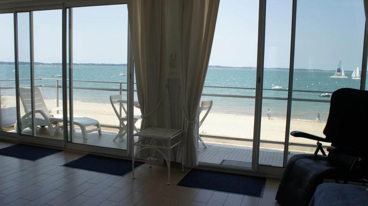 Appartement Arcachon Perreire Premiere Ligne Les Pieds Dans L Eau Vue Magnifique Sur Le Bassin ภายนอก รูปภาพ