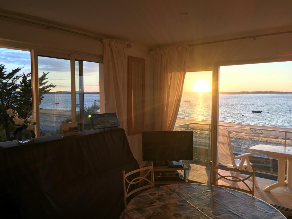 Appartement Arcachon Perreire Premiere Ligne Les Pieds Dans L Eau Vue Magnifique Sur Le Bassin ภายนอก รูปภาพ