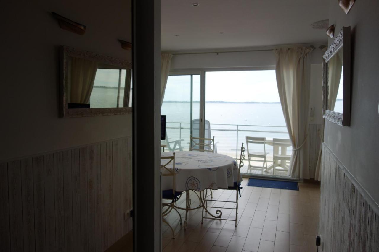 Appartement Arcachon Perreire Premiere Ligne Les Pieds Dans L Eau Vue Magnifique Sur Le Bassin ภายนอก รูปภาพ